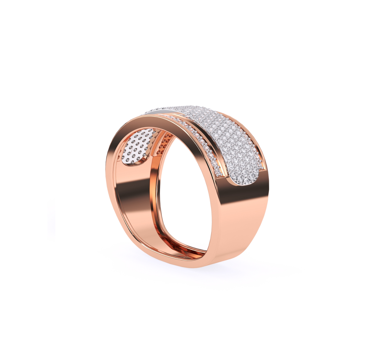 Elegant Diamond Confident Men’s Ring